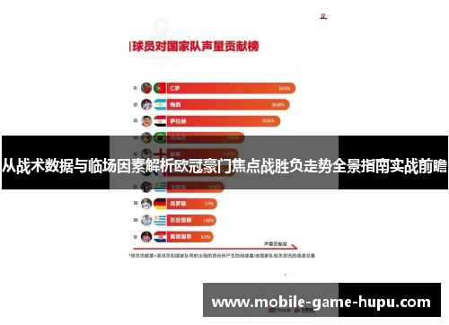 从战术数据与临场因素解析欧冠豪门焦点战胜负走势全景指南实战前瞻